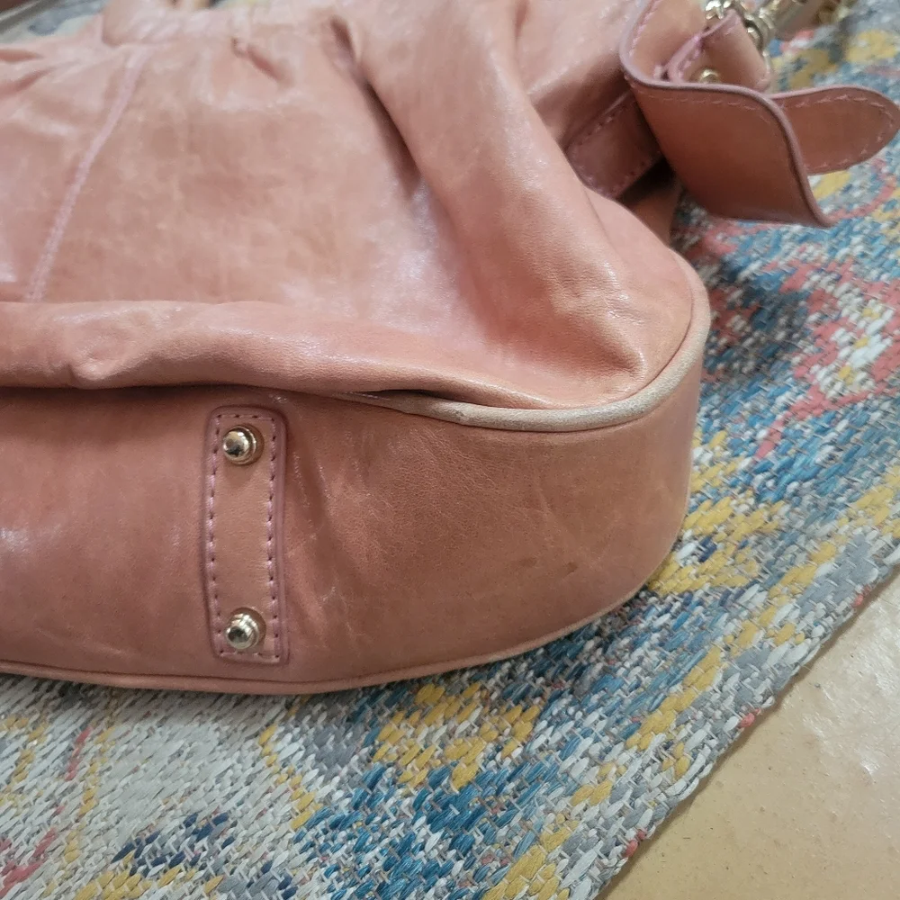 Gustto Brown Leather Boho Bag